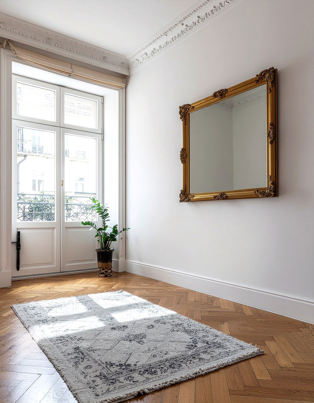 Large Wall Mirror - 30 one day living room ideas