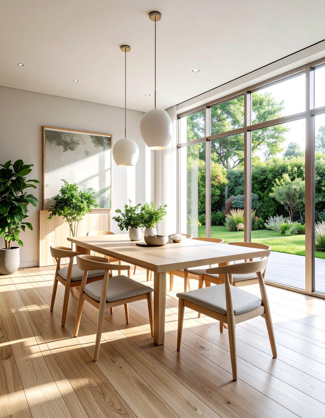 Large Window Dining Area - 30 dining room casual entertaining ideas