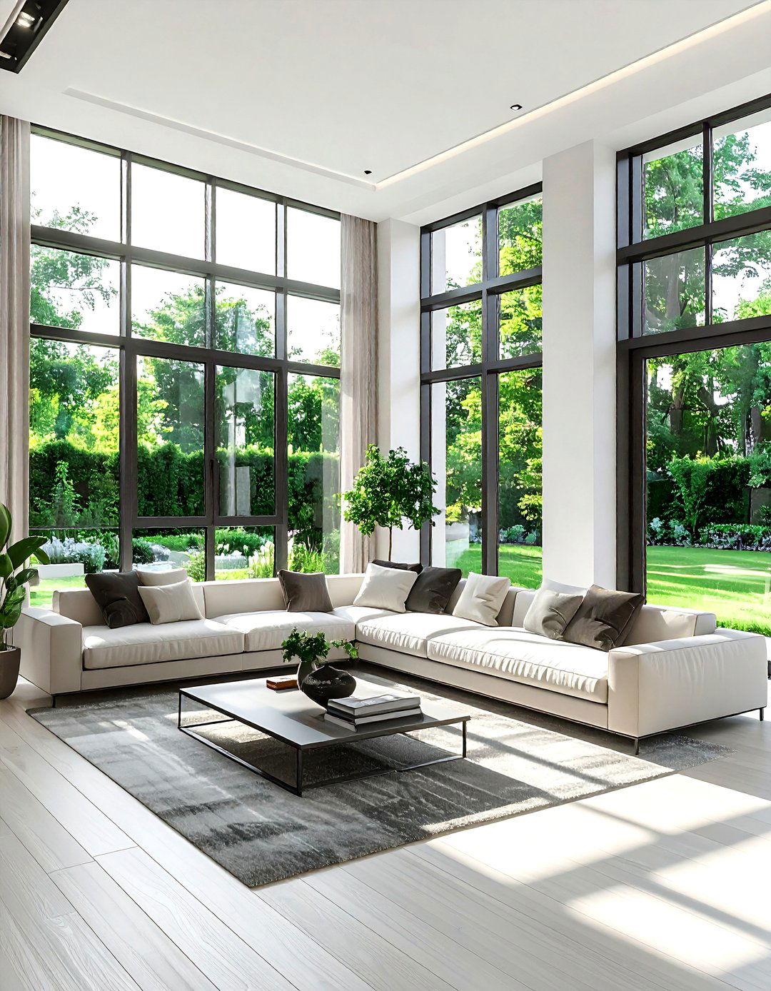 Large Window Living Room - 30 zen living room ideas