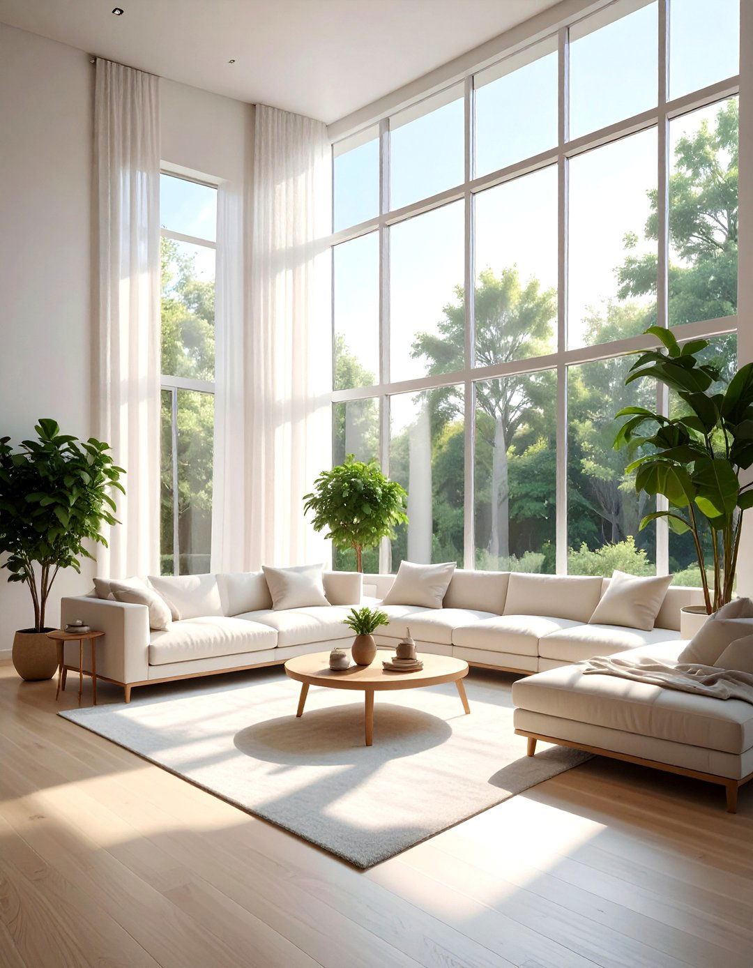 Large Window Natural Light - 30 living room lighting design