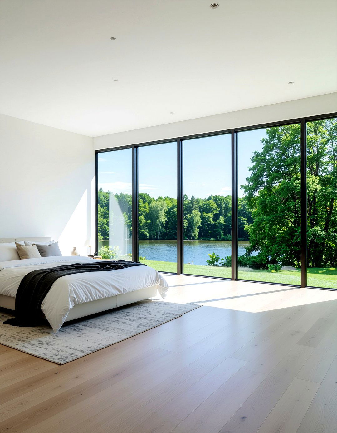 Large Windows Natural Light - 30 scandinavian bedroom ideas