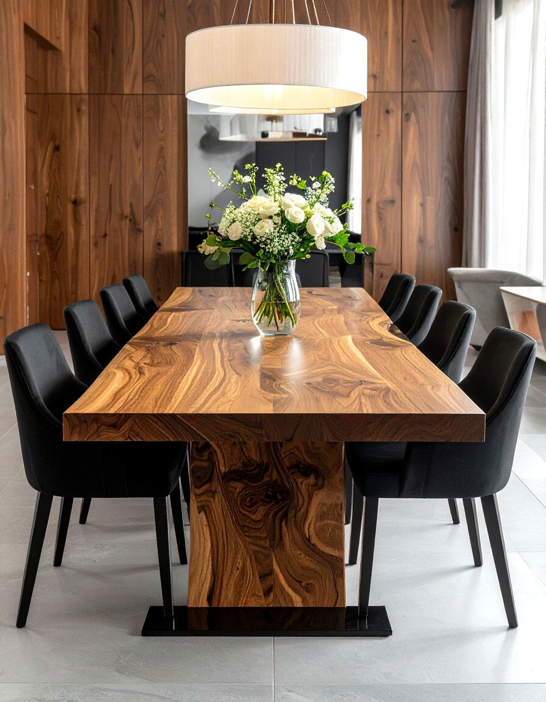 Large Wood Dining Table - 30 transformed dining room ideas