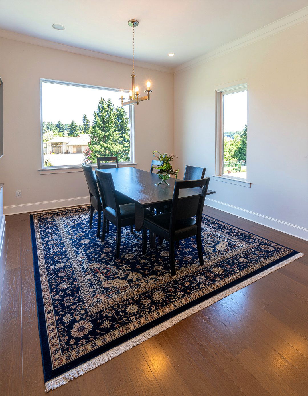 Large area rug dining room - 30 formal dining room ideas