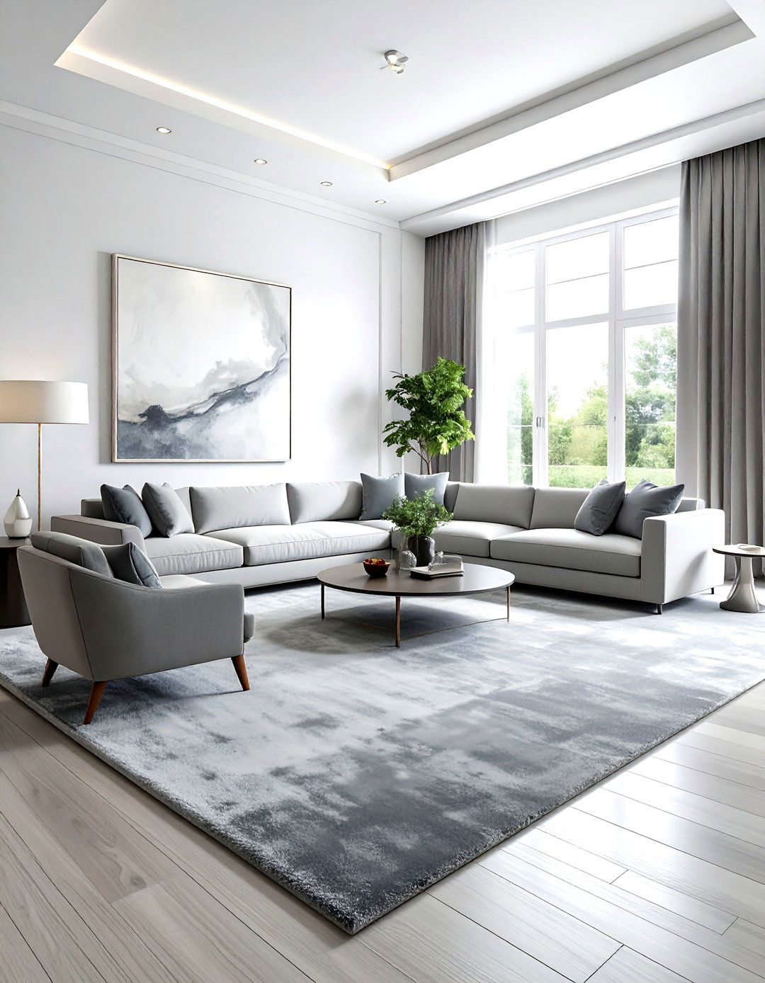 Large area rug living room - 30 living room rug ideas