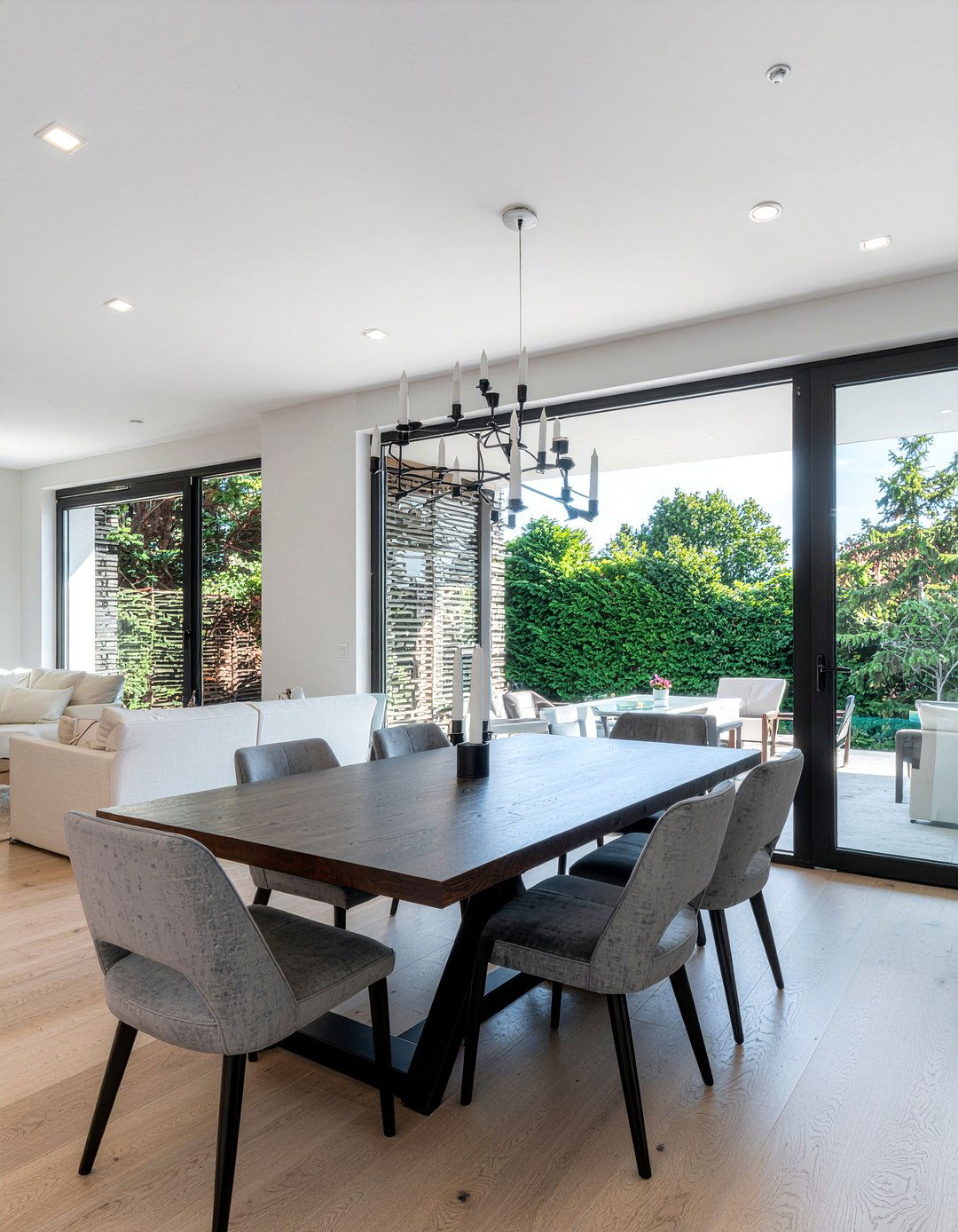 Large black candle chandelier - 30 candle chandelier dining room ideas