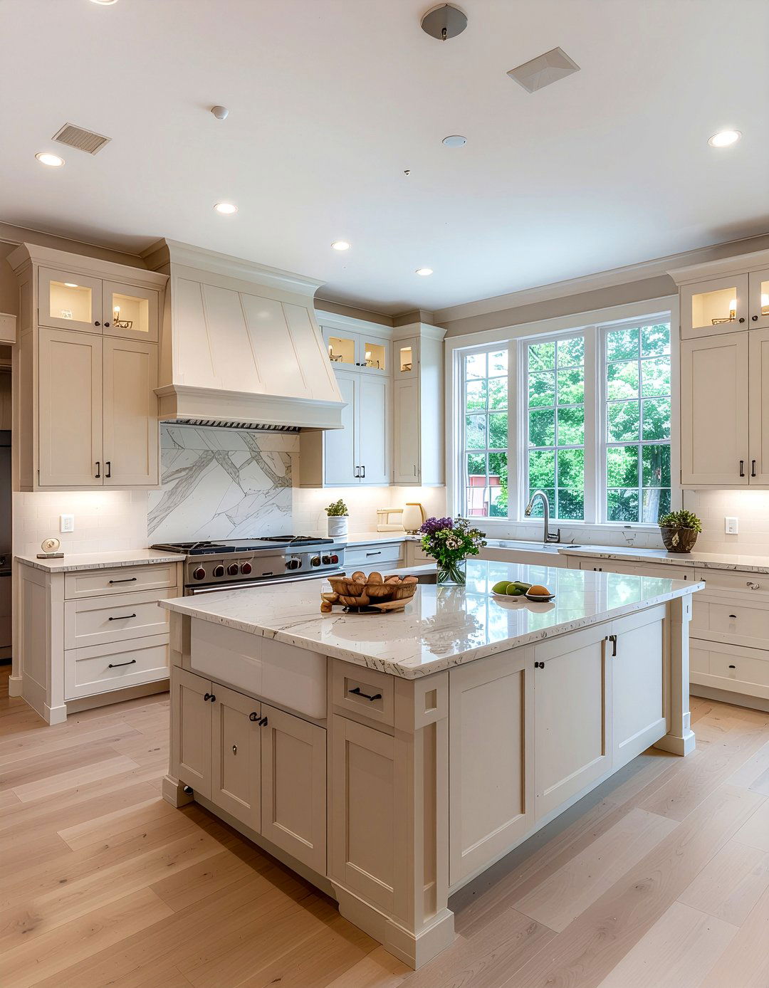 Large cream kitchen - 30 warm cream kitchen ideas