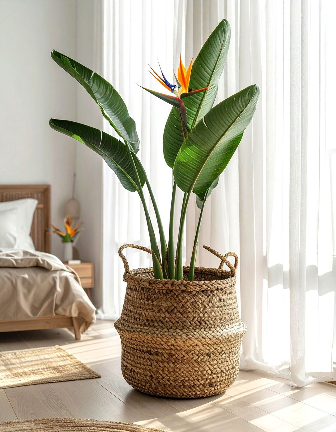 Large floor plant in bedroom - 30 plant styling ideas