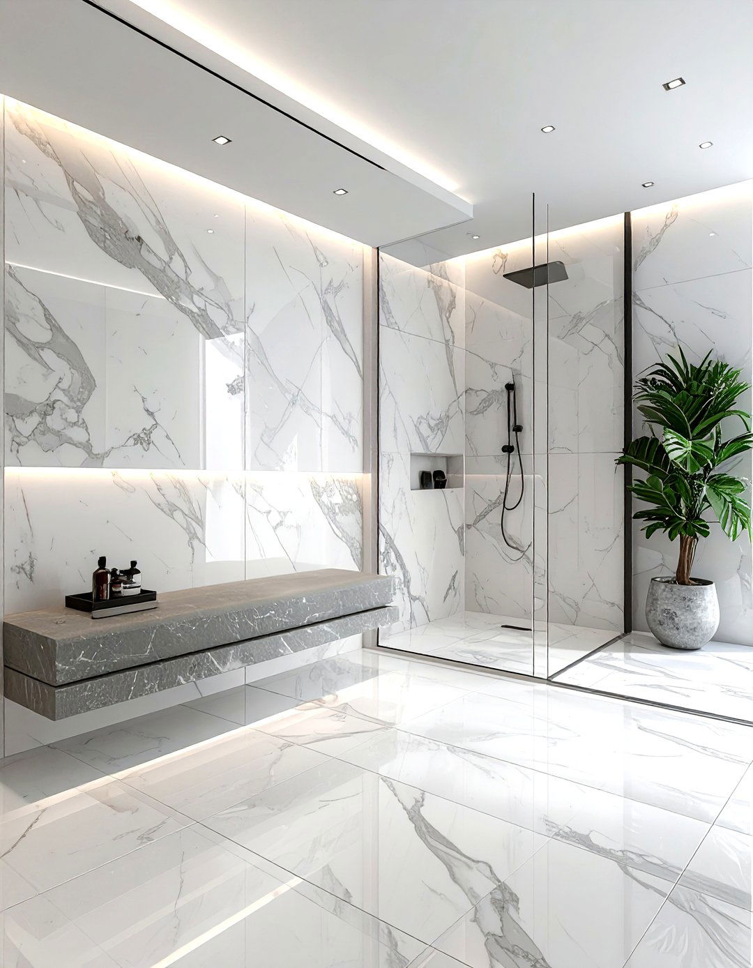 Large format patterned bathroom tile - 30 patterned tile bathroom ideas