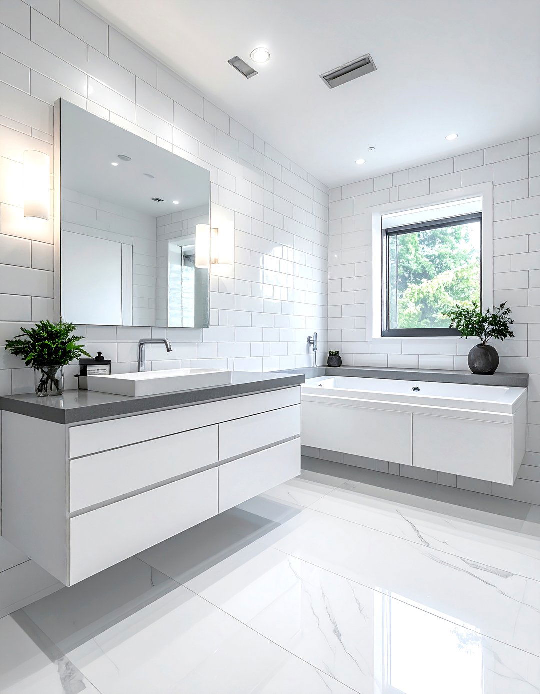 Large format subway tile bathroom - 30 subway tile bathroom ideas