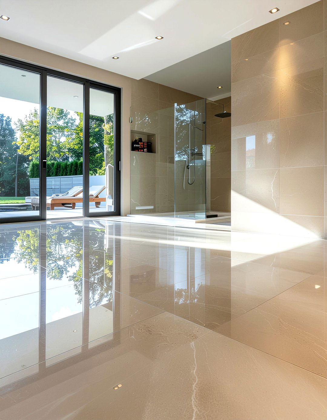 Large format tile floor heating - 30 bathroom heated floor ideas