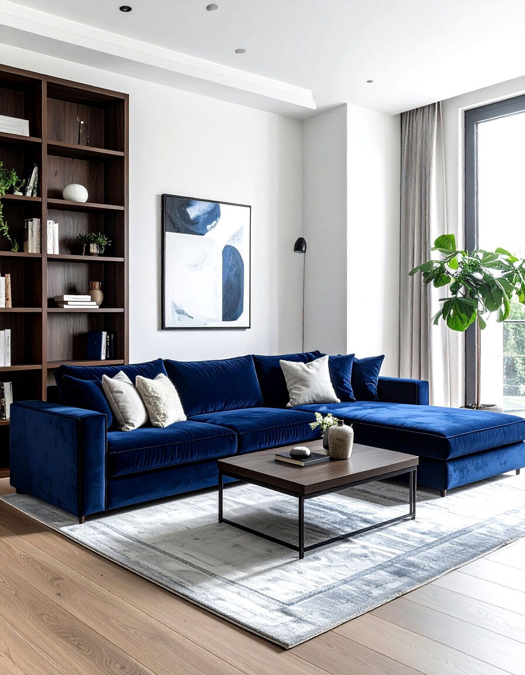 Large furniture small room - 30 decorating rules to break