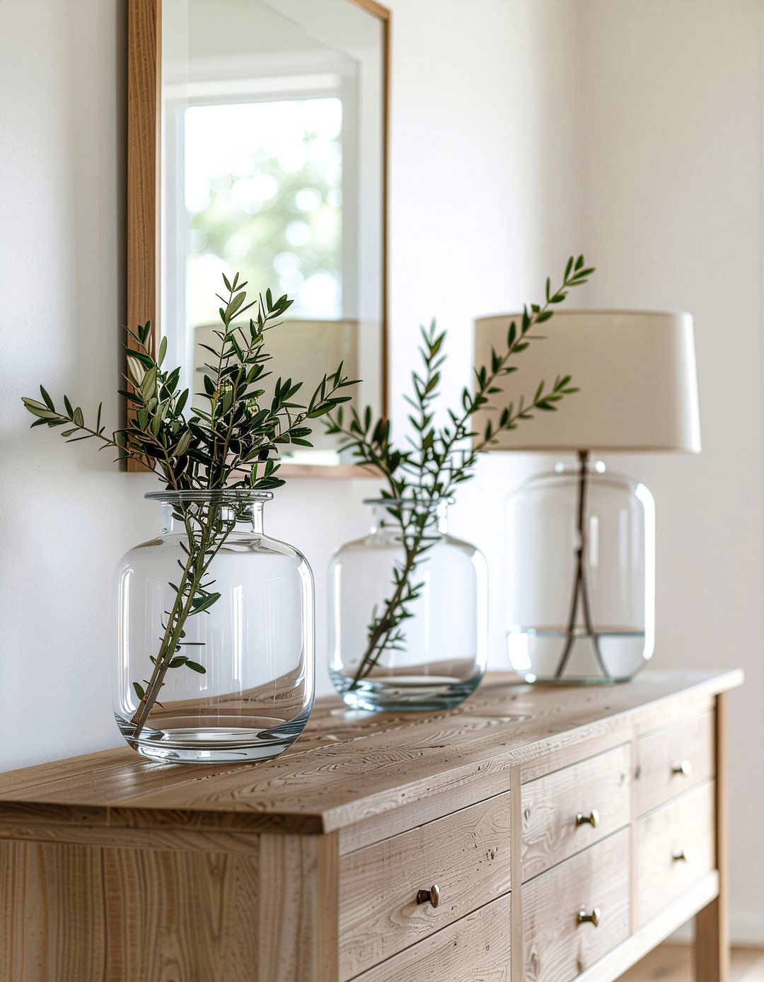 Large glass jugs - 30 Fixer Upper decor ideas