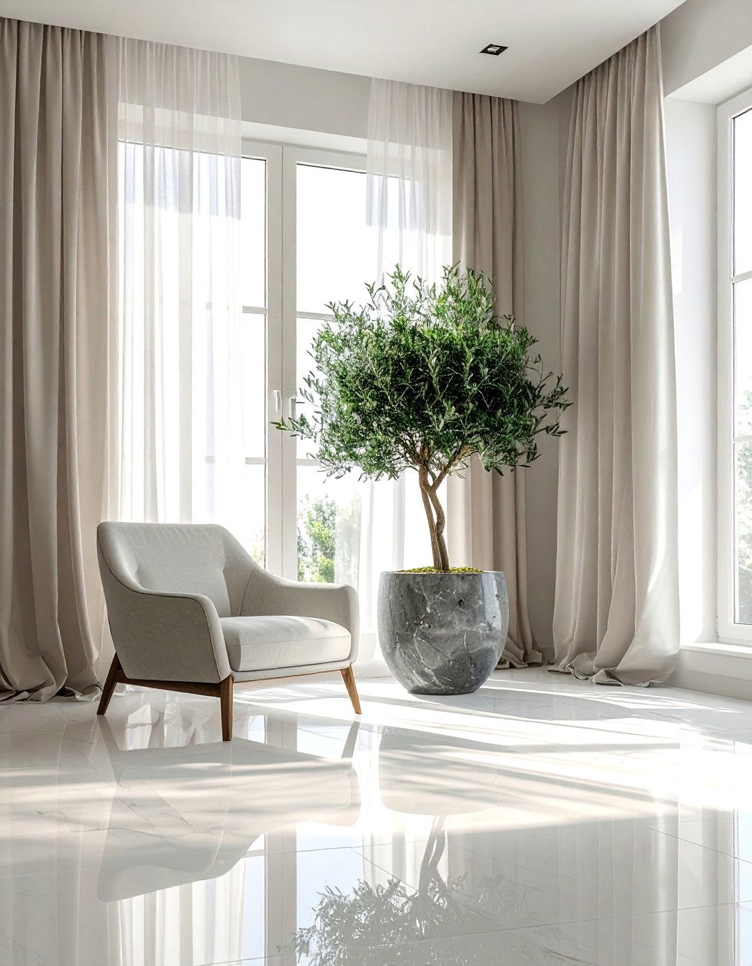 Large indoor tree - 30 high-end decor ideas