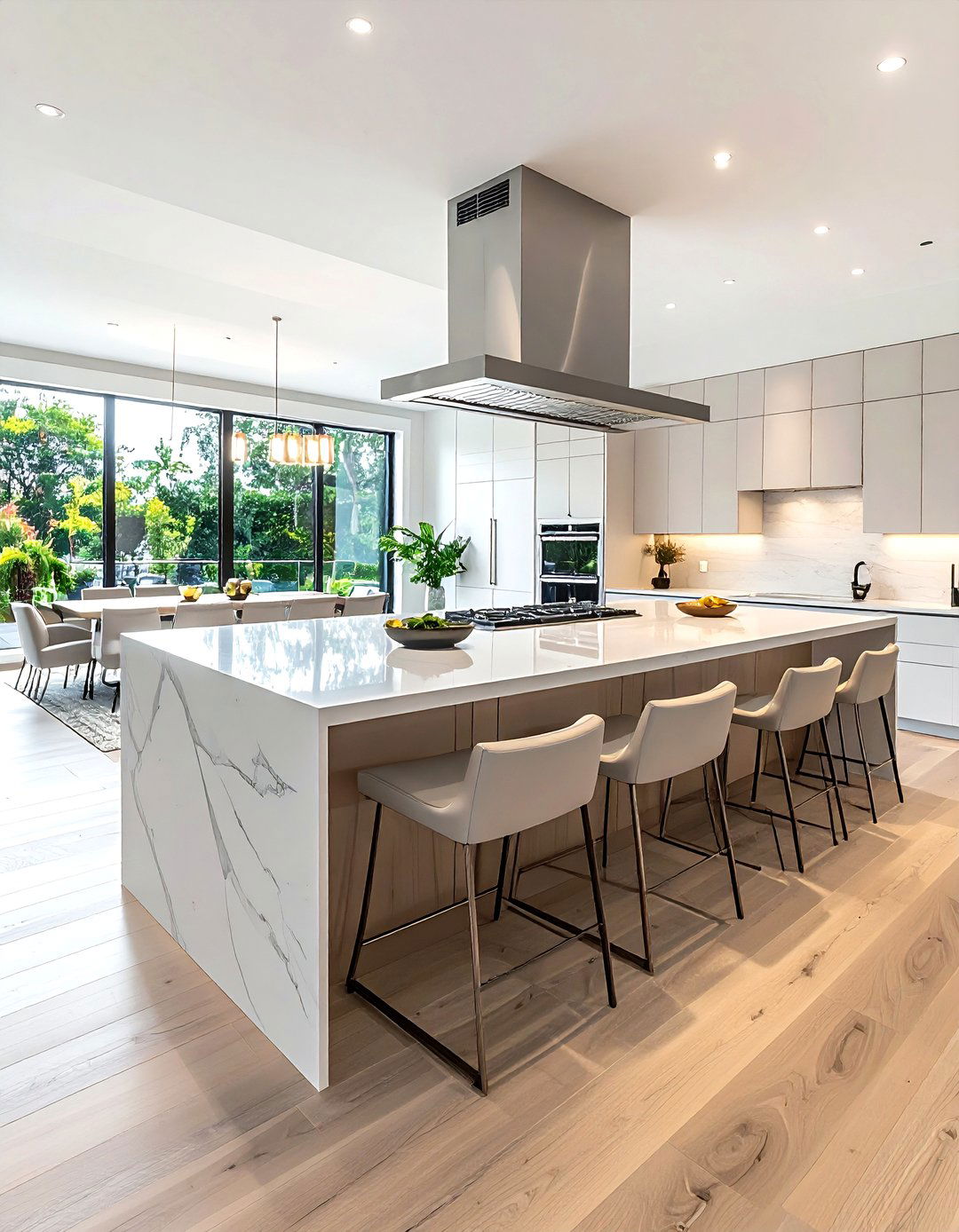 Large kitchen island with downdraft - 30 downdraft cooktop kitchen ideas