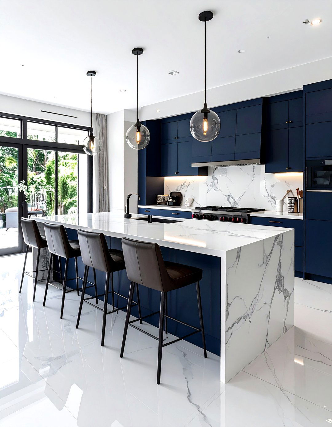 Large kitchen island with seating - 30 spec home kitchen ideas