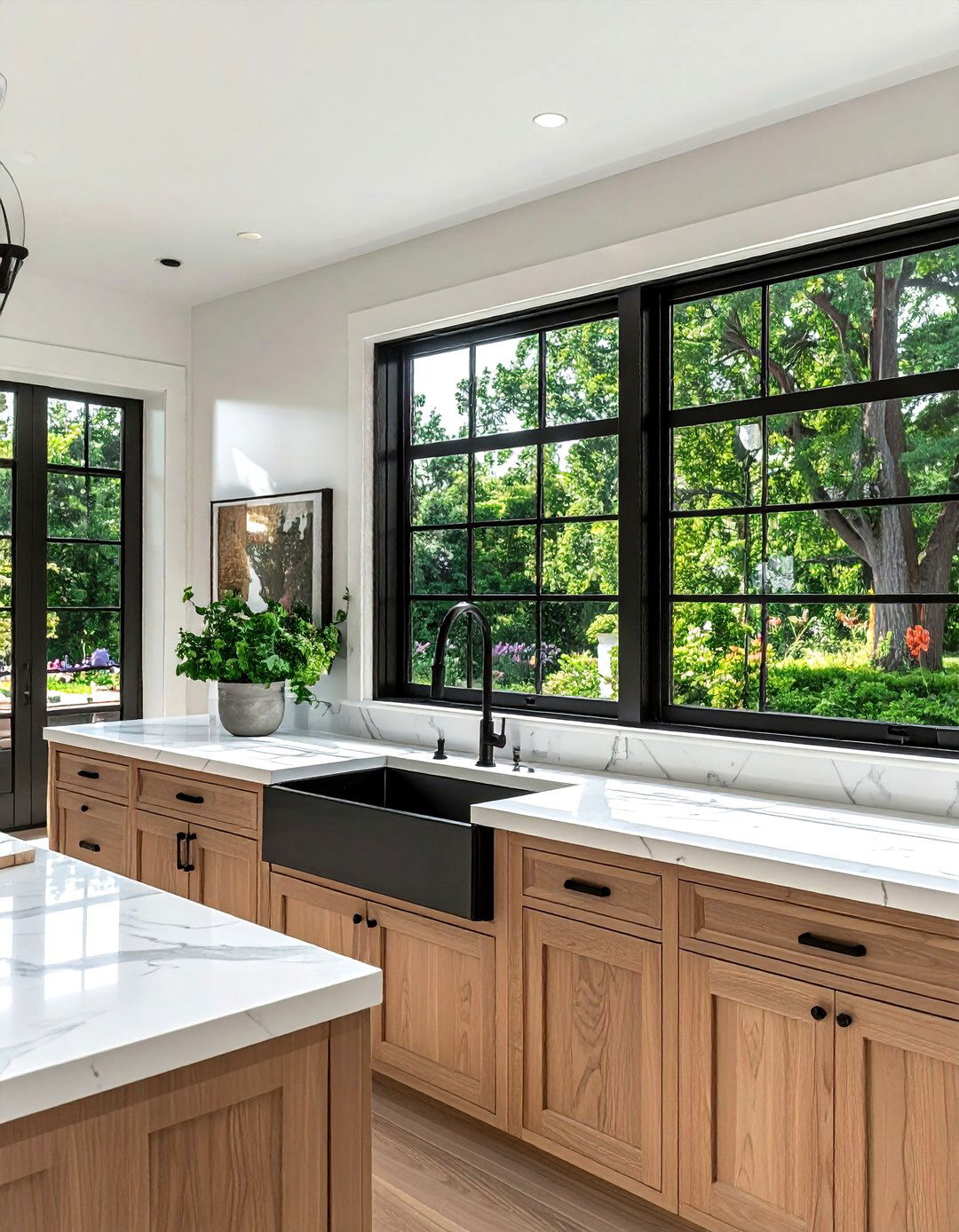 Large kitchen window - 30 refined kitchen ideas