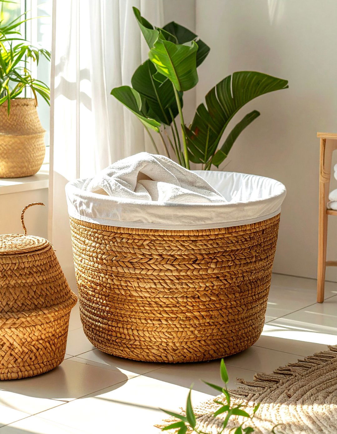 Large laundry basket - 30 bathroom registry ideas