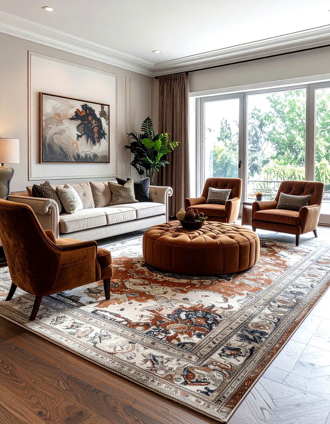 Large living room seating arrangement - 30 living room furniture layout