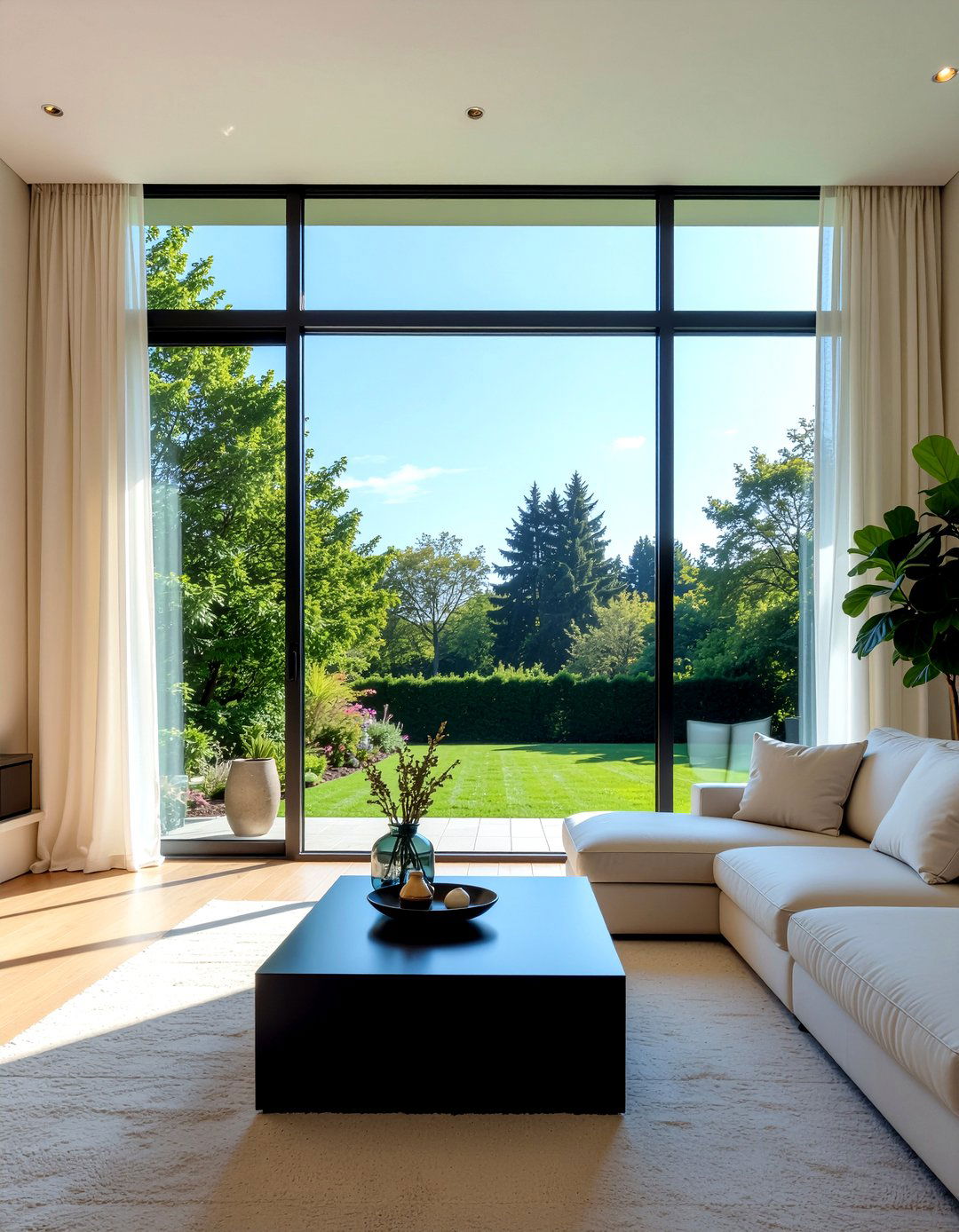 Large living room windows - 30 living room remodel ideas