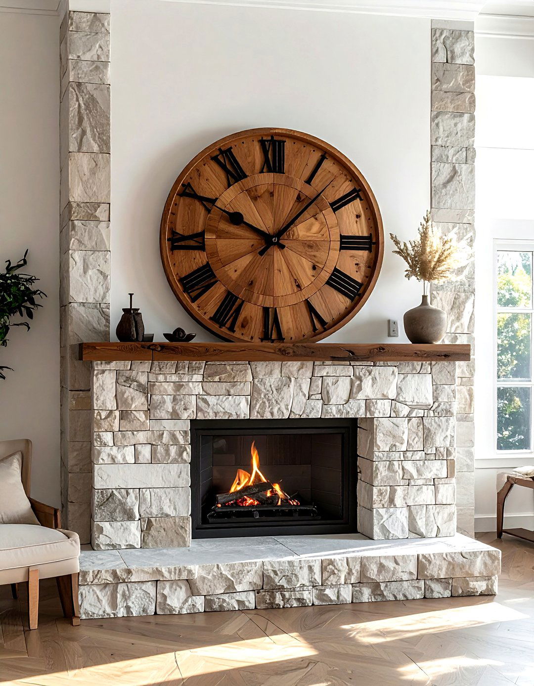 Large mantel clock - 30 living room mantel clocks