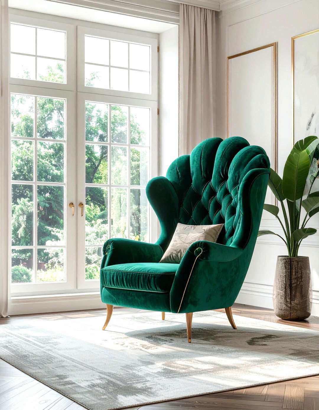 30 Boho-Chic Living Room Peacock Chair Ideas You'll Love