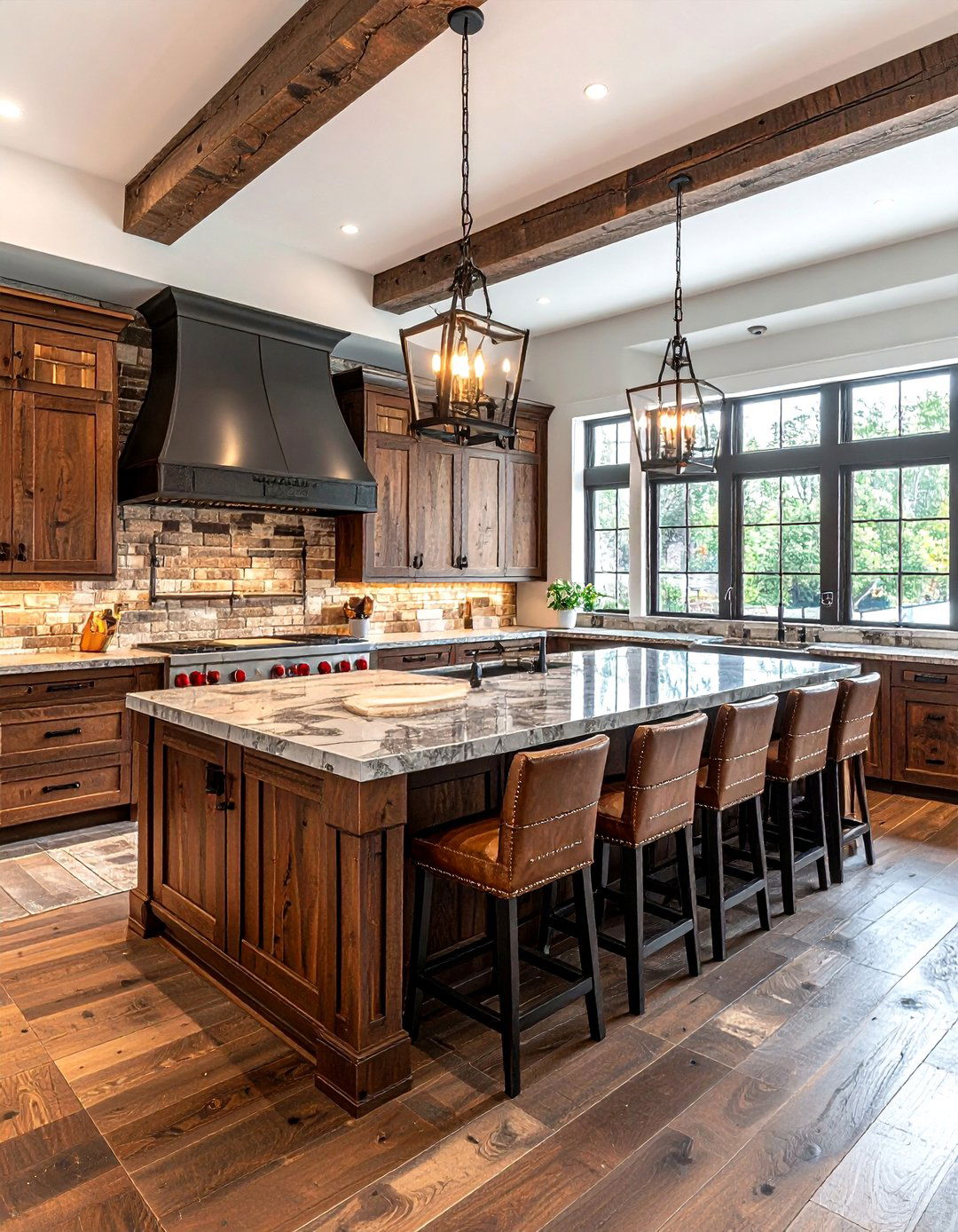 Large rustic kitchen - 30 rustic kitchen ideas