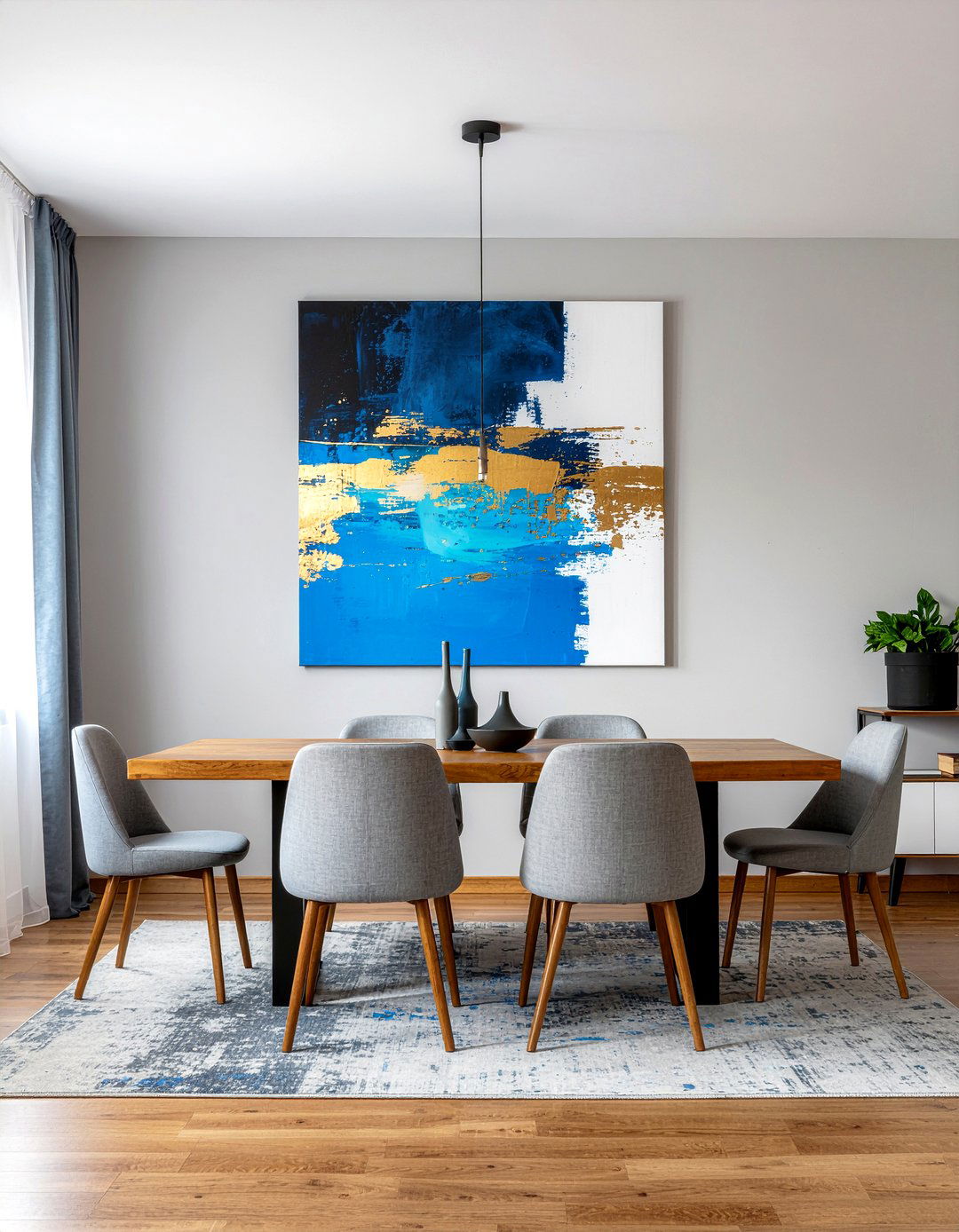 Large scale wall art - 30 dining room wall decor ideas