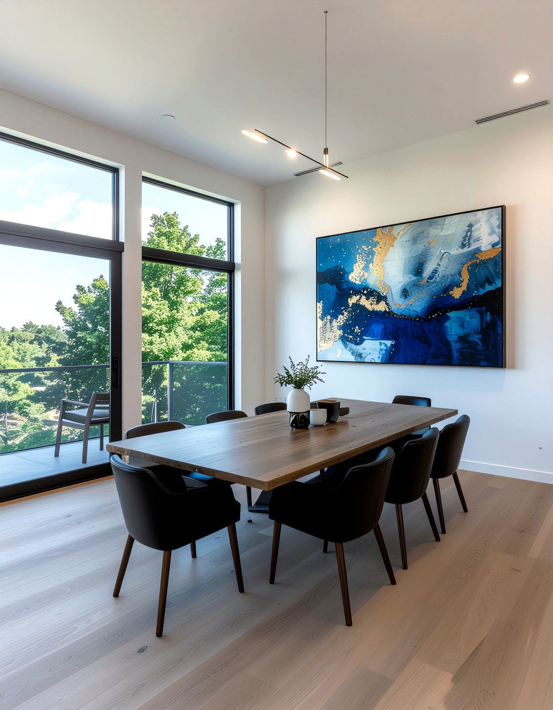 Large scale wall art DIY - 30 DIY dining room ideas