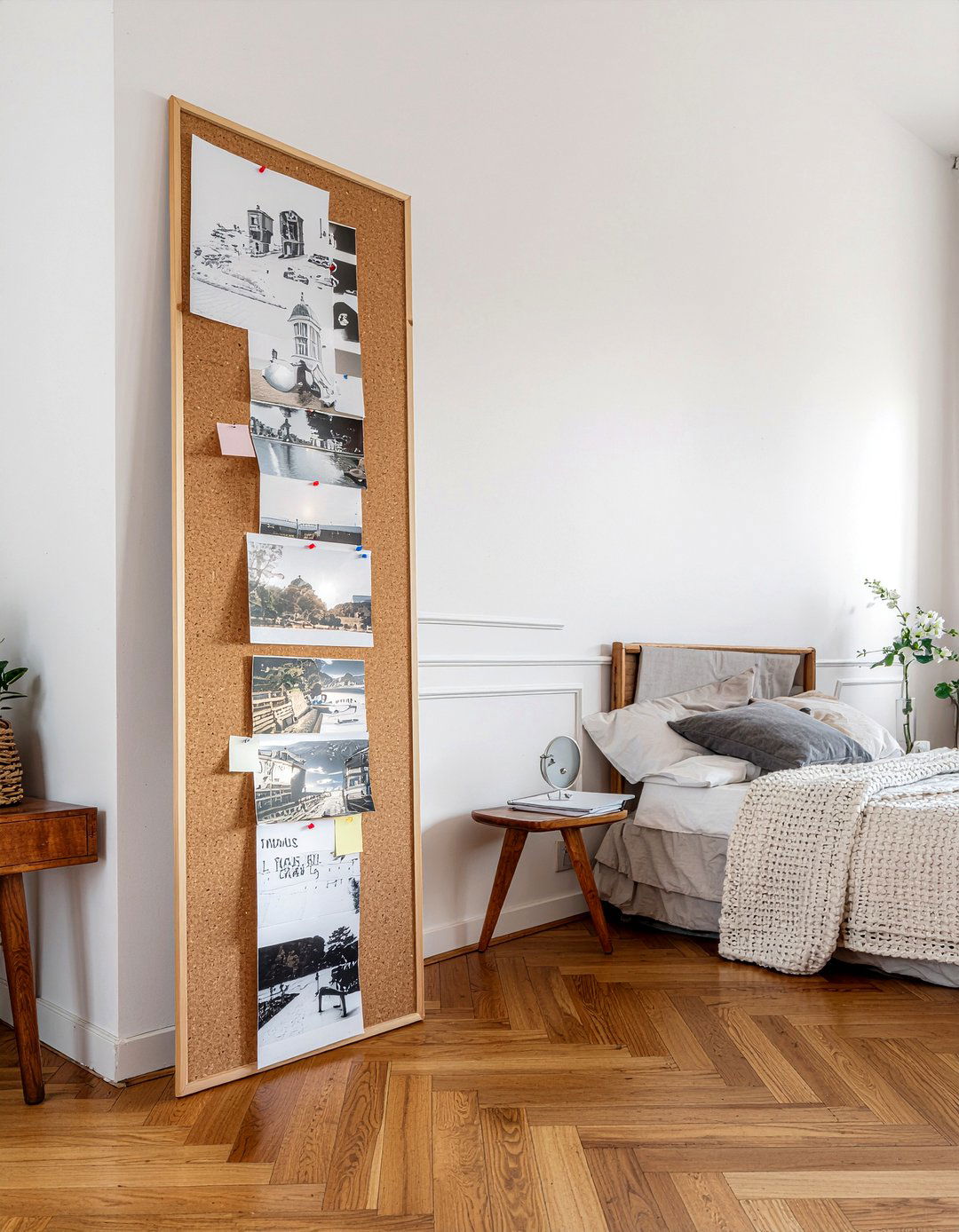 Large vertical cork board - 30 bedroom cork boards