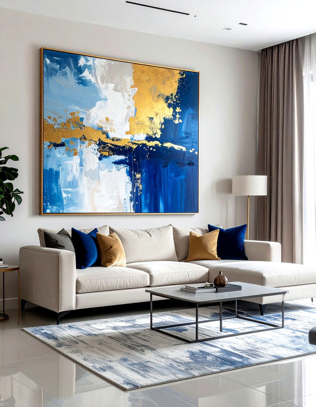 Large wall art - 30 chic decor ideas