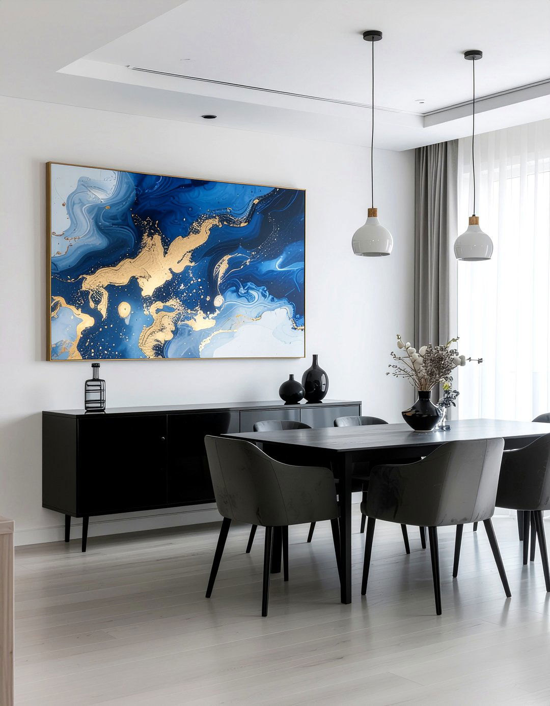 Large wall art - 30 dining room refresh ideas