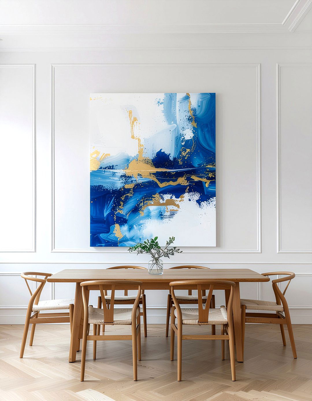 Large wall art - 30 first apartment decor ideas