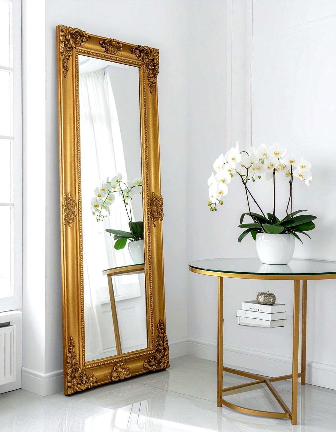 Large wall mirror - 30 inexpensive dining room ideas