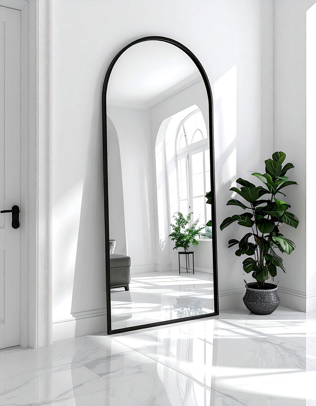 Large wall mirror - 30 timeless decor ideas