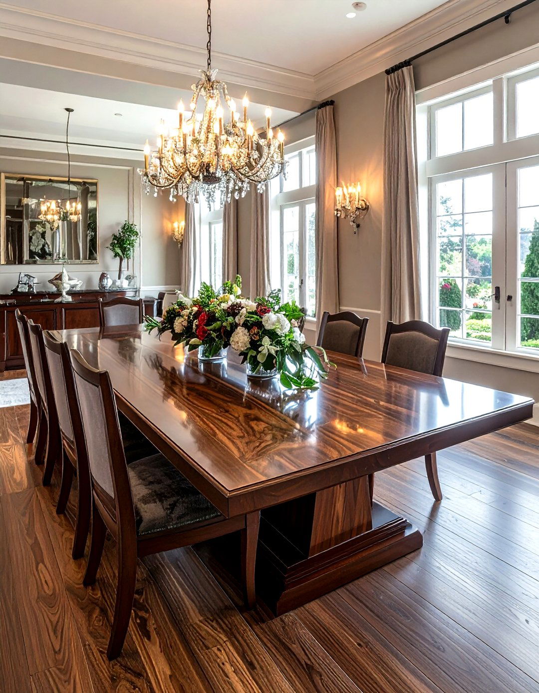 Large walnut dining table - 30 walnut dining table ideas