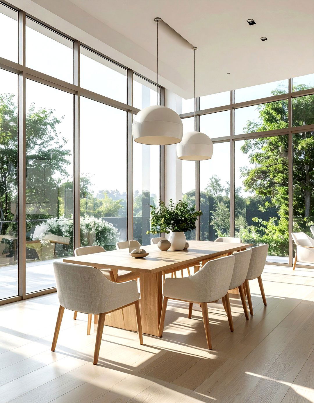 Large window dining room - 30 golden hour dining room ideas