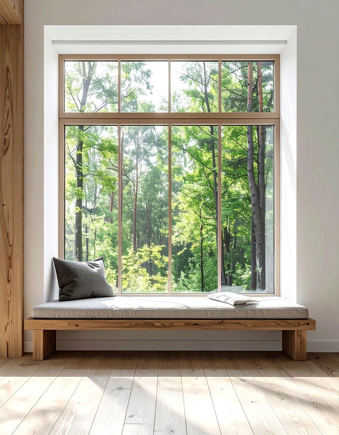 Large window view - 30 Scandinavian minimalist decor ideas
