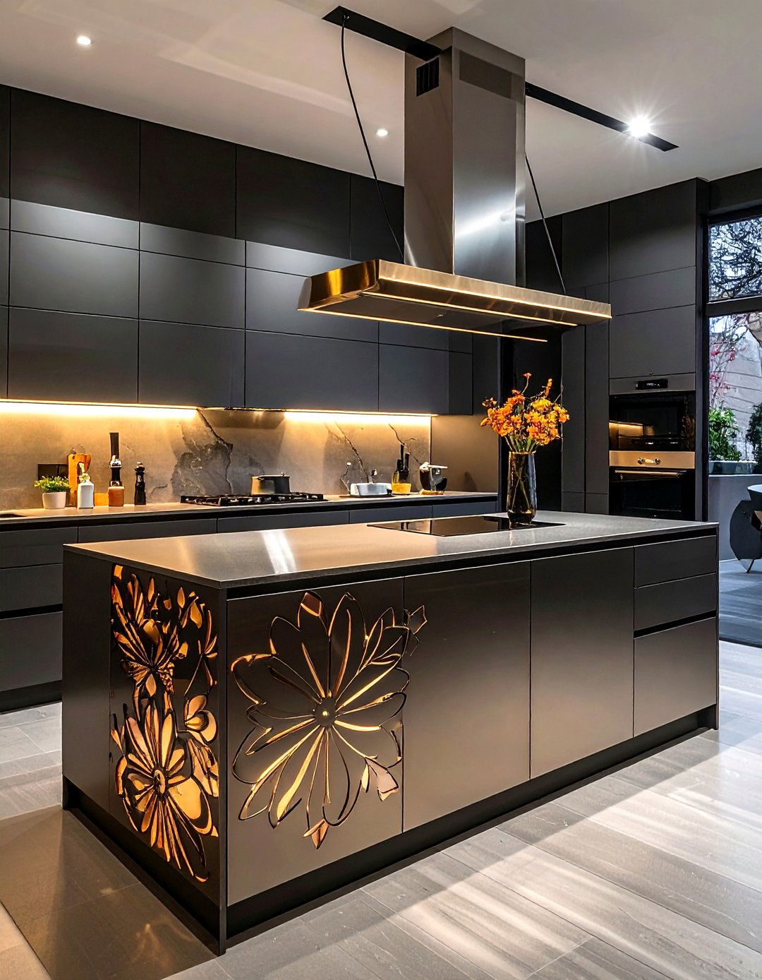 Laser Cut Stainless Steel - 30 stainless steel backsplash kitchen ideas