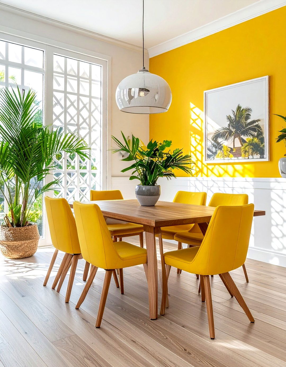 Lattice Wall Detail - 30 Palm Beach dining room ideas