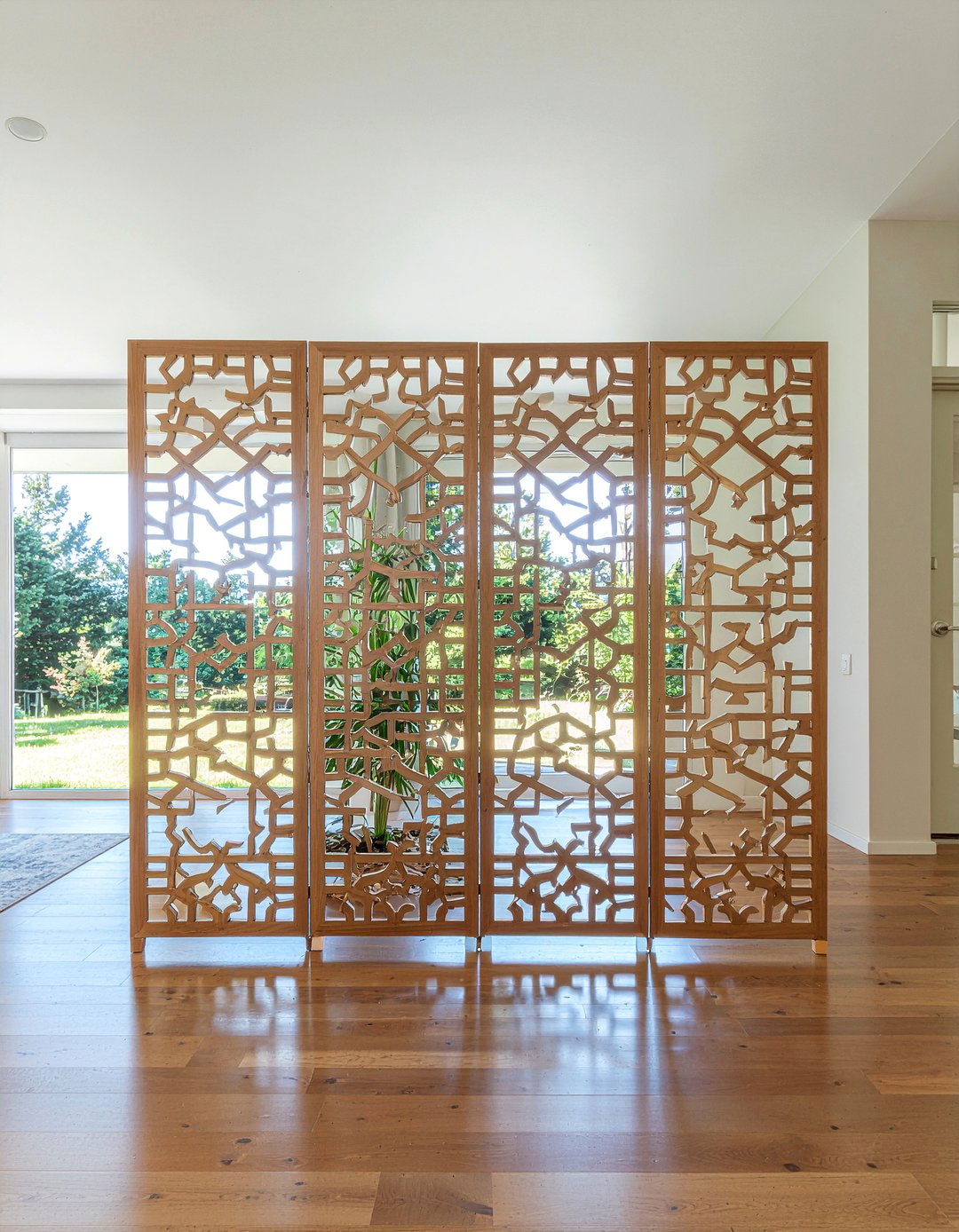 Lattice wall panel - 30 living room Asian furniture ideas