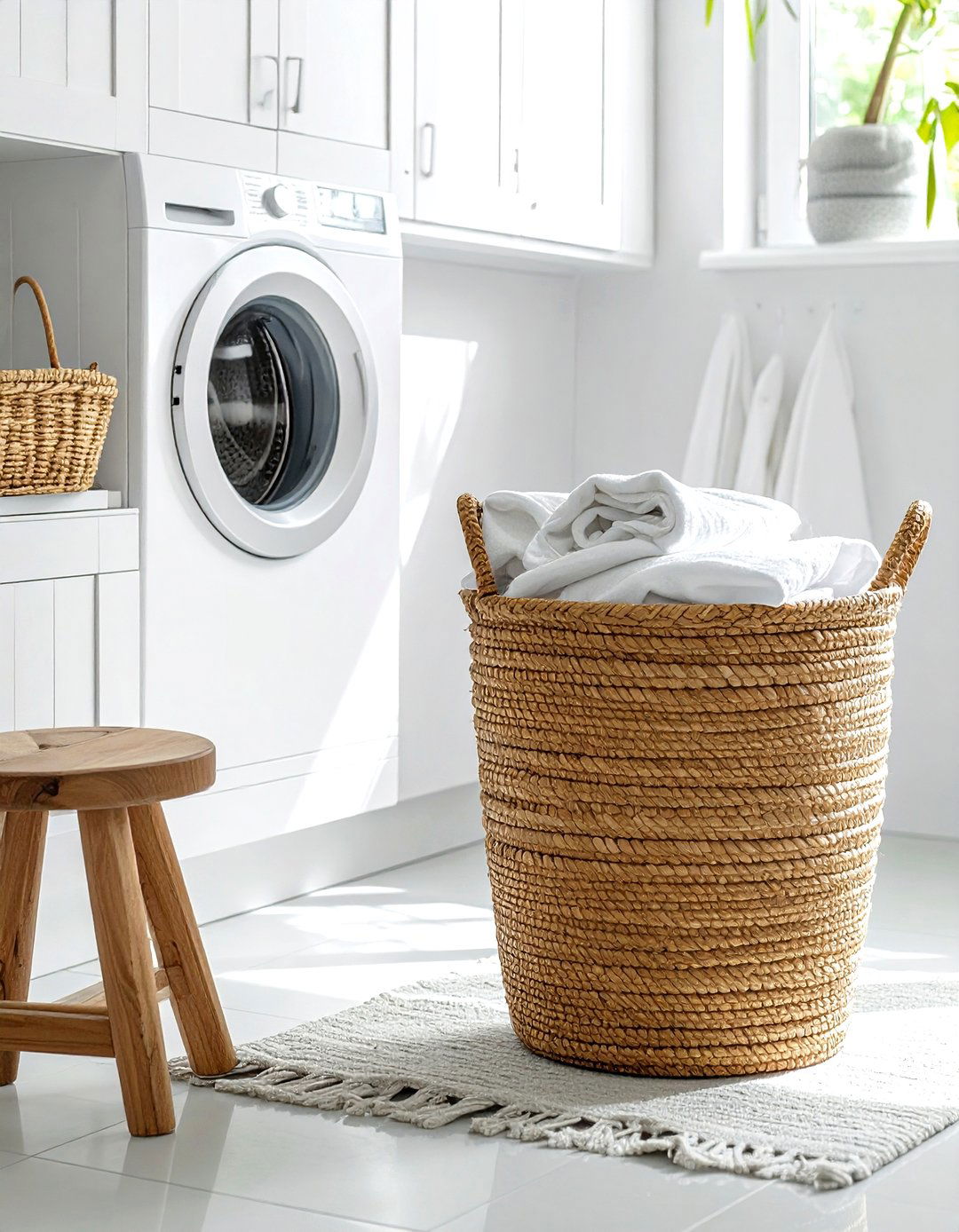 Laundry Hamper Basket - 30 belly basket ideas