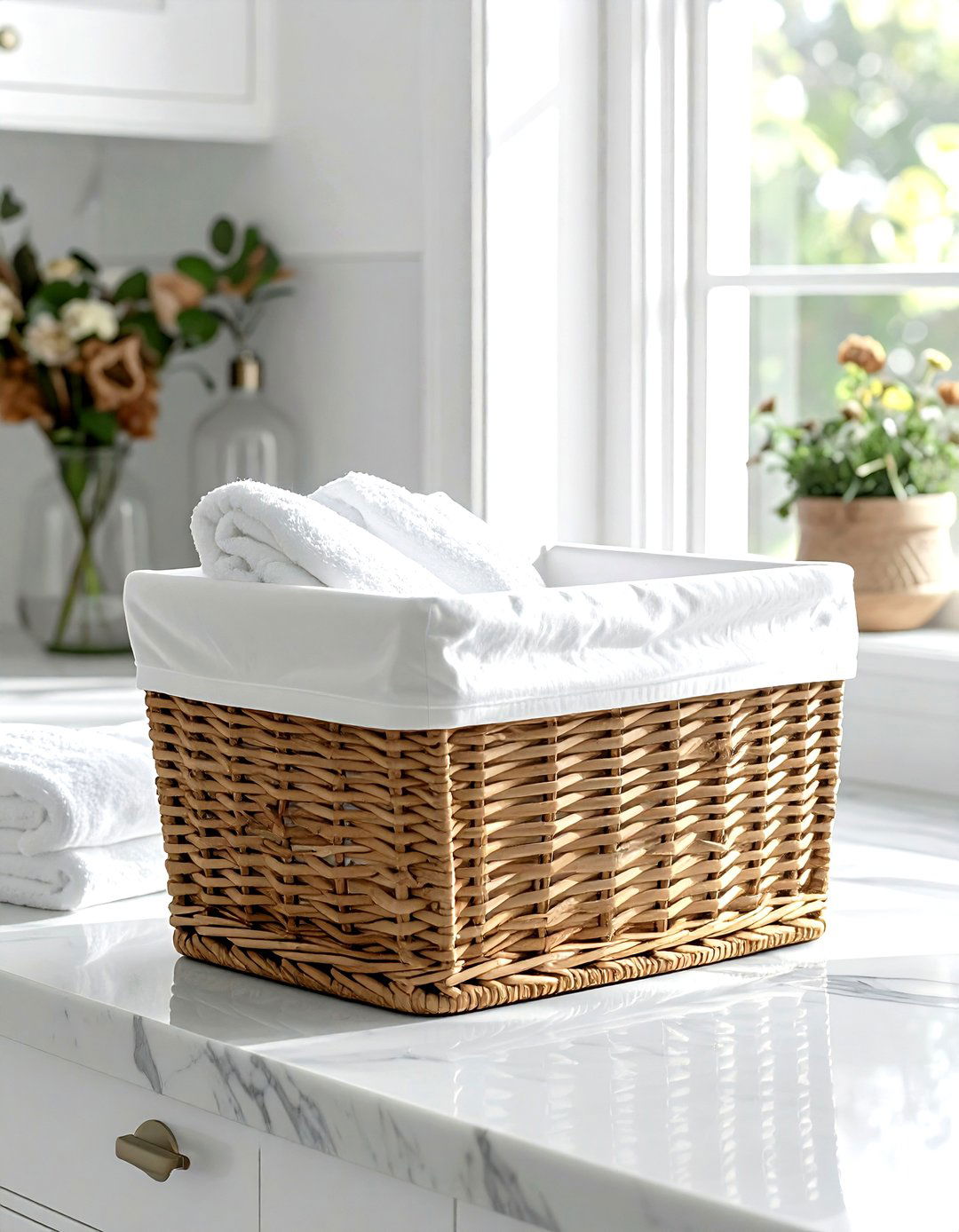 Laundry Room Basket - 30 basket decor ideas
