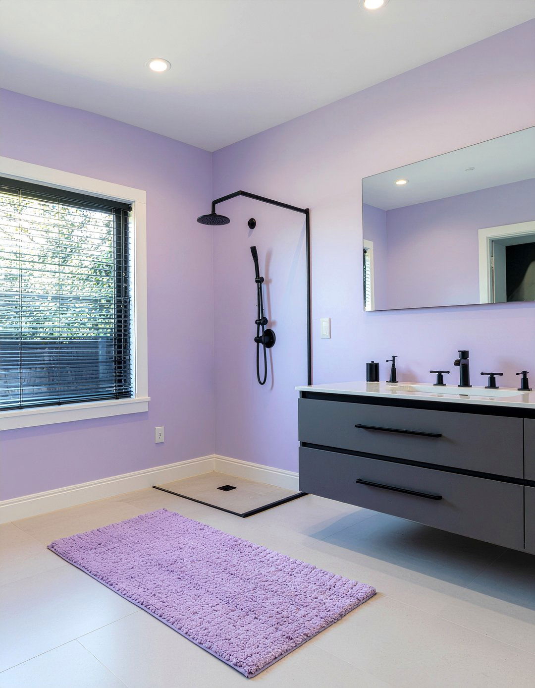 Lavender And Black Bathroom - 30 lavender bathroom ideas