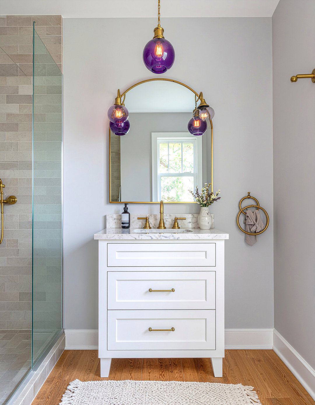 Lavender Bathroom Light Fixtures - 30 lavender bathroom ideas