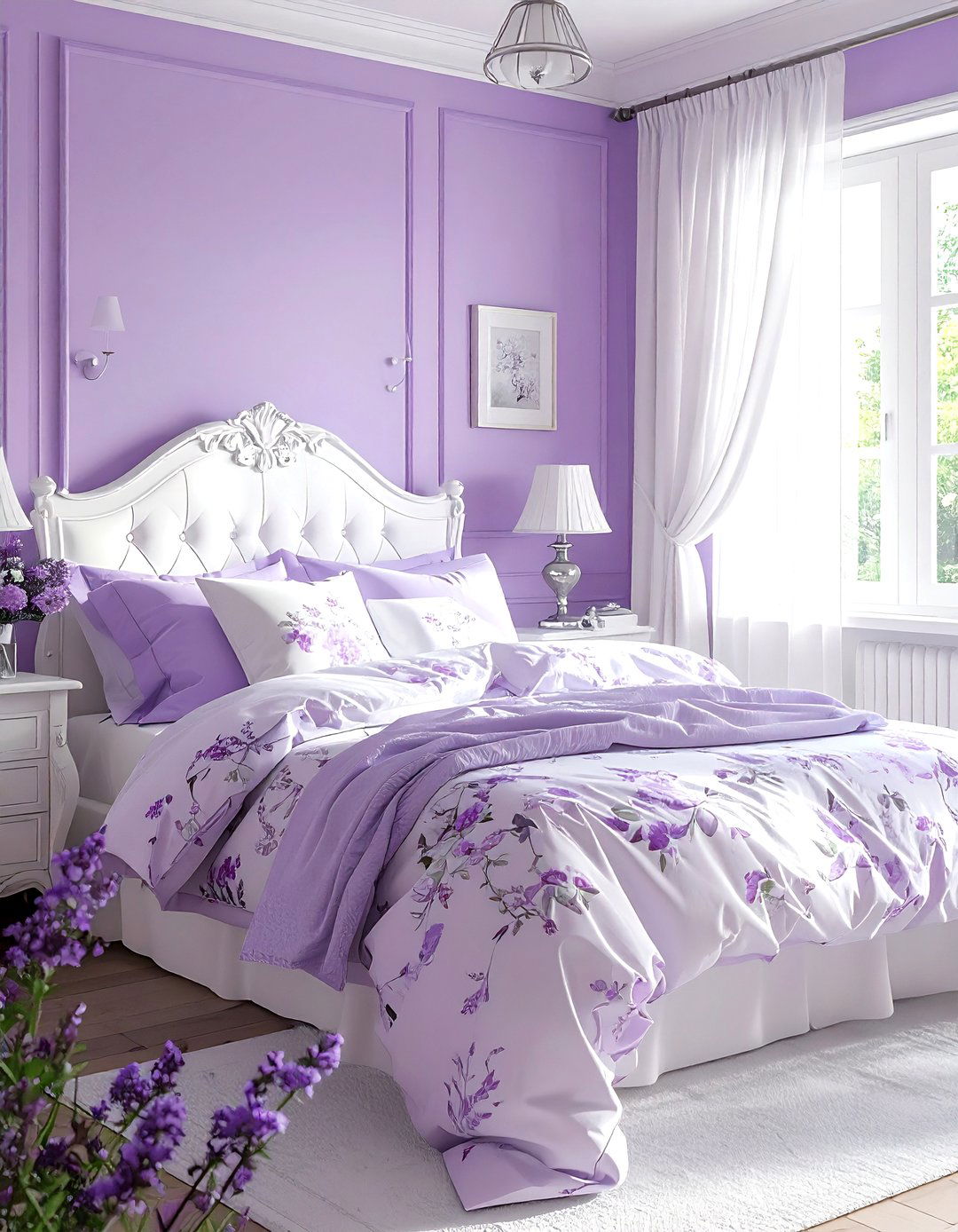 Lavender Bedroom Decor - 30 bedroom accent color ideas