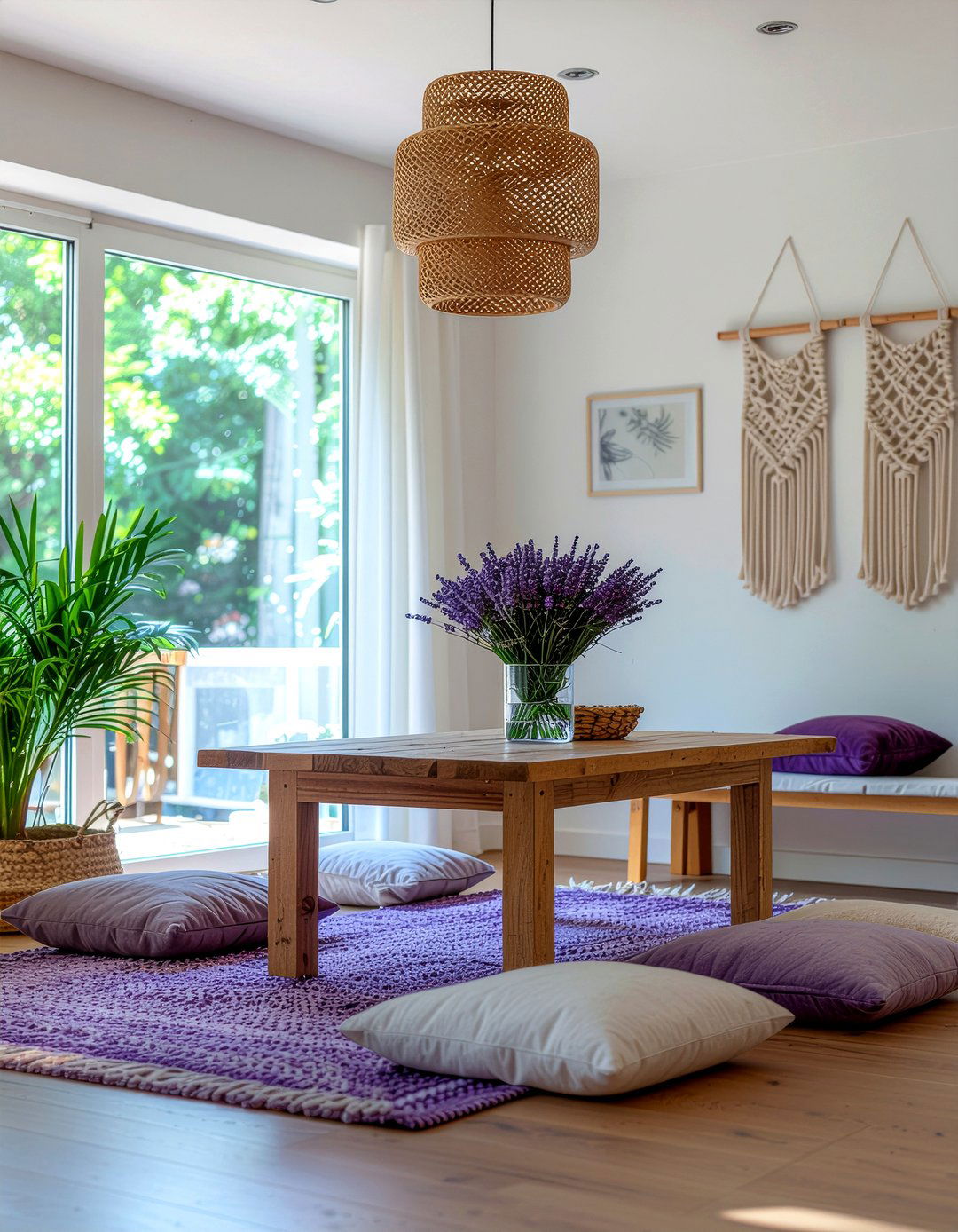 Lavender Bohemian Dining Decor - 30 lavender dining room ideas