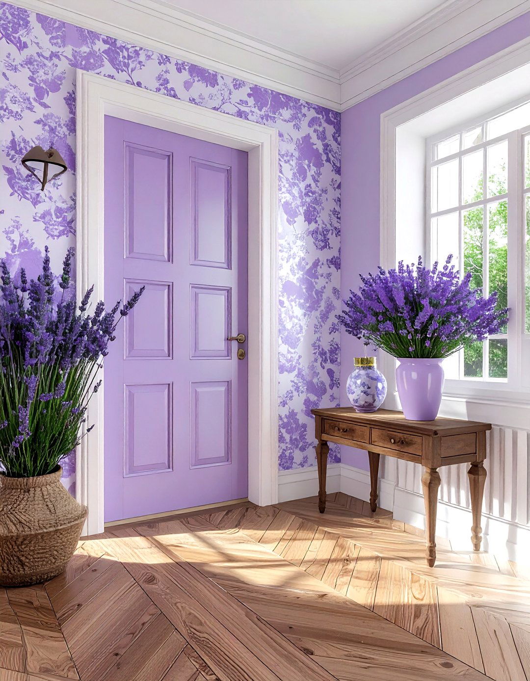 Lavender Entryway - 30 lavender decor ideas