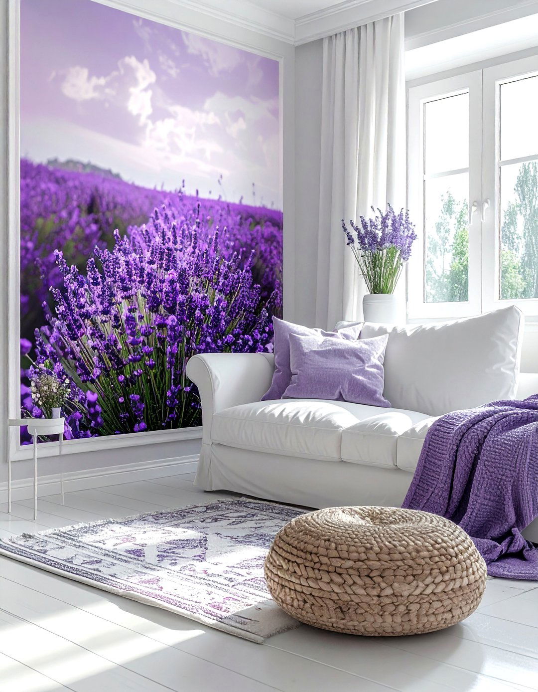 Lavender Floral Wallpaper - 30 lavender decor ideas
