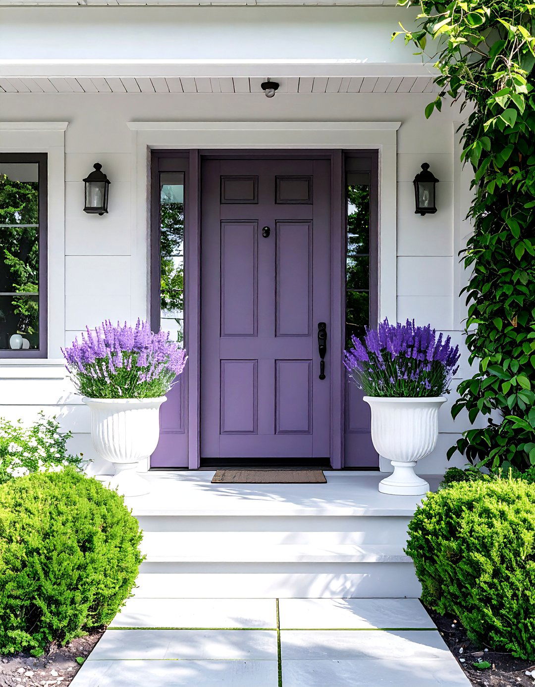 Lavender Front Door - 30 lavender decor ideas