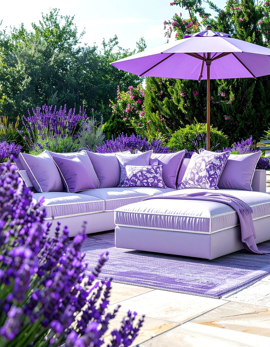 Lavender Patio Furniture - 30 lavender decor ideas